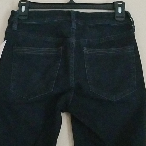 πHPπ Free People Ivy Seal Blue Mid-Rise Skinny Jeans 26 - Picture 15 of 16